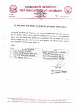 घर नक्सा पासका लागि सूचिकृत कन्सल्टेन्सीहरुकाे सूचि प्रकाशन सम्बन्धी सुचना