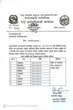 वडा स्तरमा योजना तथा कार्यक्रम सम्झौंता र बैकं खाता सञ्चालन गर्ने सम्बन्धी संशोधित तालिका सूचना ।